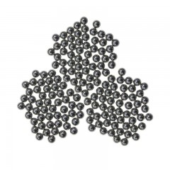 Set 300 bile metalice pentru airsoft si prastie 6 mm, argintiu