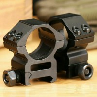 Inele de montura pentru lunete airsoft , 22 mm, metalice, negre