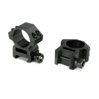 Inele de montura pentru lunete airsoft , 22 mm, metalice, negre