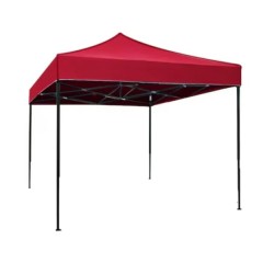 Cort pavilion pliabil, 3x3 m, cadru metal cu panza impermeabila pentru Curte, Gradina, Evenimente, R