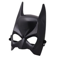 Masca, Batman, plastic, 22 cm x 15 cm, negru, marime universala