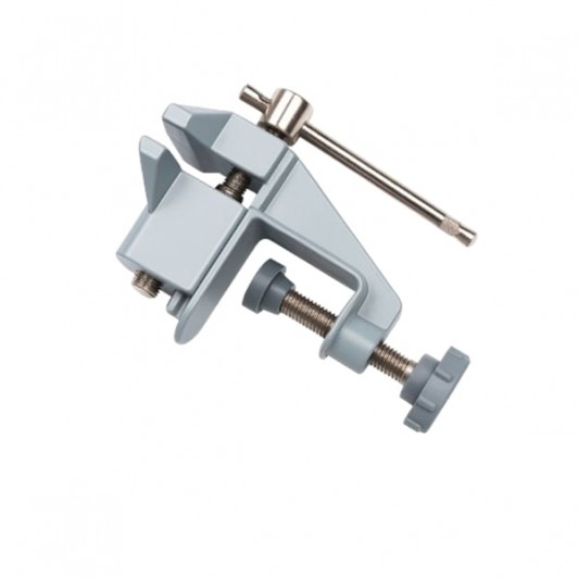 Mini menghina din fonta, prindere de masa, nicovala, 10 cm, gri