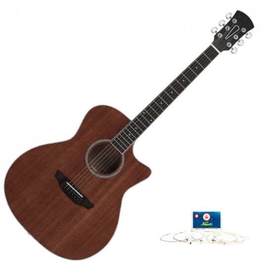 Chitara clasica din lemn 95 cm, set de corzi inclus