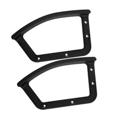 Set doua manere scaun birou standard, negru, 32 cm