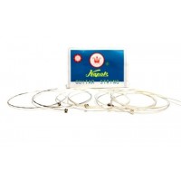 Chitara clasica din lemn 4/4, set de corzi inclus,  95 cm, rosu