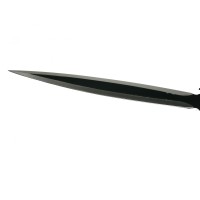 Set de vanatoare, Sabie Red Ronin si set trei cutite de aruncat, otel inoxidabil, negru