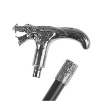 Baston pentru mers, Dragon Stance, metalic, 90 cm, negru Baston pentru mers, Dragon Stance, metalic, 90 cm, negru