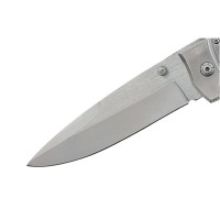 Cutit de vanatoare pliabil, maner lemn, 28 cm, maro