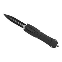 Cutit automat cu arc, otel inoxidabil, 24 cm, negru