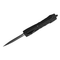 Cutit automat cu arc, otel inoxidabil, 24 cm, negru