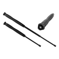 Baston telescopic profesional cu sistem Easy Lock, toc rotativ și montură universală, 51 cm