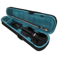 Set vioară clasică din lemn pentru copii 1/8 si arcus 1/8, 43 cm, finisaj lucios negru Set vioară clasică din lemn pentru copii 1/8 si arcus 1/8, 43 cm, finisaj lucios negru