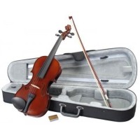 Set vioara clasica din lemn 1/4 si arcus 1/8 suplimentar, toc inclus