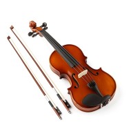 Vioara clasica din lemn 1/2 si arcus 1/8 suplimentar, toc inclus Vioara clasica din lemn 1/2 si arcus 1/8 suplimentar, toc inclus