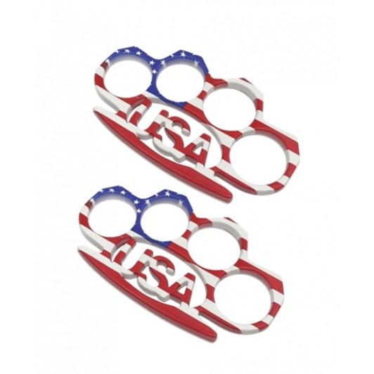 Set doua rozete, American Flag, 11 cm, multicolor