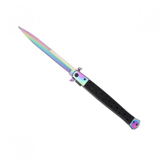 Briceag tip Stiletto, multicolor, deschidere manuala, lungime 33 cm, lama metalica Briceag tip Stiletto, multicolor, deschidere manuala, lungime 33 cm, lama metalica