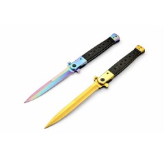 Set 2 Bricege tip Stiletto, multicolor/auriu, deschidere manuala, lungime 33 cm, lama metalica