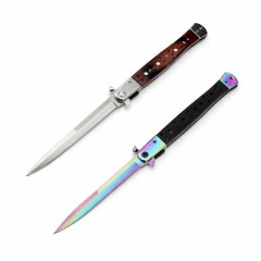 Set 2 Bricege tip Stiletto, multicolor/maro, deschidere manuala, lungime 33 cm, lama metalica