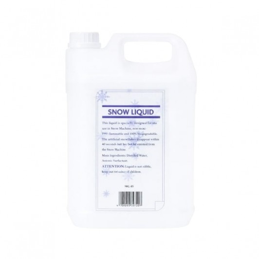 Lichid zapada artificiala, pentru masini de zapada, non-toxic, biodegradabil, 5L Lichid zapada artificiala, pentru masini de zapada, non-toxic, biodegradabil, 5L