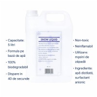 Lichid zapada artificiala, pentru masini de zapada, non-toxic, biodegradabil, 5L Lichid zapada artificiala, pentru masini de zapada, non-toxic, biodegradabil, 5L