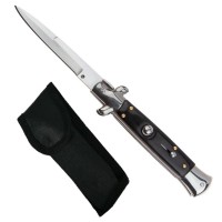 Set doua bricege automate DEPOX®, otel inoxidabil, 22 cm, negru, husa inclusa Set doua bricege automate DEPOX®, otel inoxidabil, 22 cm, negru, husa inclusa