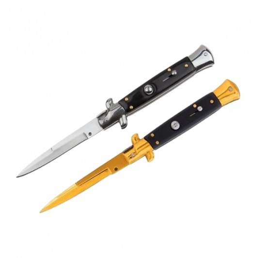 Set doua bricege automate DEPOX®, otel inoxidabil, 22 cm, husa inclusa, negru/multicolor Set doua bricege automate DEPOX®, otel inoxidabil, 22 cm, husa inclusa, negru/multicolor