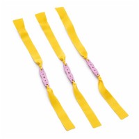 Set 5 benzi de schimb pentru praștie,  cauciuc plat premium, galben,0.5 mm
