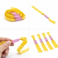 Set 10 benzi de schimb pentru praștie,  cauciuc plat premium, galben,0.5 mm
