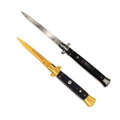 Set doua bricege automate DEPOX®, otel inoxidabil, negru/auriu, 33/22 cm Set doua bricege automate DEPOX®, otel inoxidabil, negru/auriu, 33/22 cm