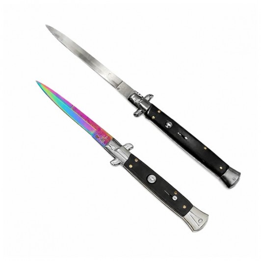 Set doua bricege automate DEPOX®, otel inoxidabil, negru/multicolor, 33/22 cm Set doua bricege automate DEPOX®, otel inoxidabil, negru/multicolor, 33/22 cm