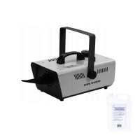 Set mașină de zăpadă profesională 800W si lichid zăpadă artificială, DEPOX®, non-toxic, 5 L