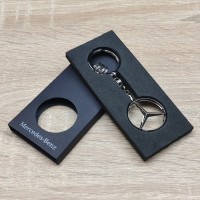 Set de doua brelocuri de chei , editie de colectie, metal, argintiu/negru Set de doua brelocuri de chei , editie de colectie, metal, argintiu/negru