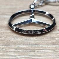 Set de doua brelocuri de chei  , editie de colectie, metal, argintiu