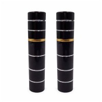 Set doua spray-uri cu piper, dispersant, auto-aparare, 20 ml, negru/albastru