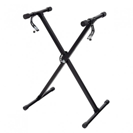 Stativ pentru Orga, Reglare Inaltime De La 65 cm La 96 cm, Constructie Rezistenta, Negru