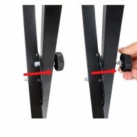 Stativ pentru Orga, Reglare Inaltime De La 65 cm La 96 cm, Constructie Rezistenta, Negru