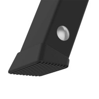 Scara pliabila aluminiu 5 trepte, antiderapanta, compacta, negru, 157 cm