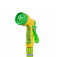 Furtun gradina pe tambur 20 m, DEPOX®, diametru 1/2, cu pistol stropire multifunctional, cuplaje inc