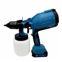 Pistol de vopsit electric cu acumulator 48V, DEPOX®, rezervor 1000 ml, 1200 ml/min, 3 moduri pulveri