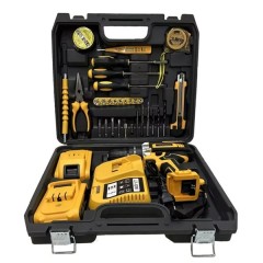 Trusă Bormașină cu Acumulator 48V, DEPOX® 2 Baterii 5.0Ah, 2 Viteze, 42 Nm, 30 Accesorii, Mandrină 1 Trusă Bormașină cu Acumulator 48V, DEPOX® 2 Baterii 5.0Ah, 2 Viteze, 42 Nm, 30 Accesorii, Mandrină 1