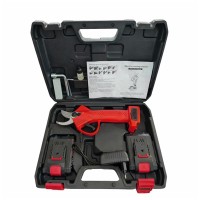Foarfece electrice, lamă din oțel carbon cu 2 baterii, fără fir, 5000 mAh, roșu