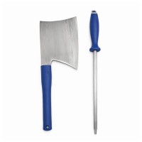 Set profesional măcelărie 8 piese,  DEPOX®, cutite din otel inoxidabil cu carbon, pentru dezosare și