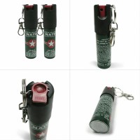 Set 2 x Mini Spray Paralizant NATO, tip breloc, propulsie jet, 20 ml