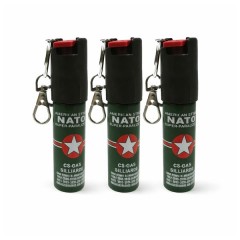 Set 3 x Mini Spray Paralizant NATO, DEPOX®, tip breloc, propulsie jet, 20 ml Set 3 x Mini Spray Paralizant NATO, DEPOX®, tip breloc, propulsie jet, 20 ml