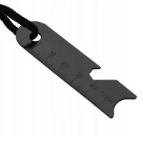 Amnar supraviețuire robust cu mâner lemn și racletă multifuncțională, lemn, 11 cm Amnar supraviețuire robust cu mâner lemn și racletă multifuncțională, lemn, 11 cm