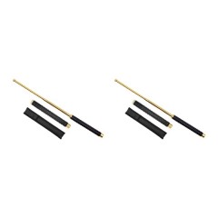 Set doua bastoane telescopic pliabile, DEPOX®, 52 cm, maner antiderapant, husa inclusa
