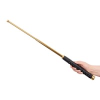 Baston telescopic pliabil, DEPOX®, 65 cm, maner antiderapant, husa inclusa