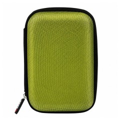 Cutie rigida pentru prastie,DEPOX®, husa protectie, compacta, rezistenta la socuri, 16x11x4 cm, verd