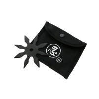 Set doua stele de aruncat DEPOX®, 8 colturi, metalic, negru, 10 cm Set doua stele de aruncat DEPOX®, 8 colturi, metalic, negru, 10 cm