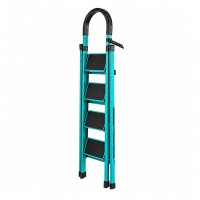 Scara pliabila metalica 4 trepte, antiderapanta, compacta, albastru, 145 cm Scara pliabila metalica 4 trepte, antiderapanta, compacta, albastru, 145 cm